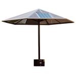 View Solar Panel Umbrella