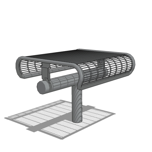 CAD Drawings BIM Models Landscape Forms Inc. Plexus Bench
