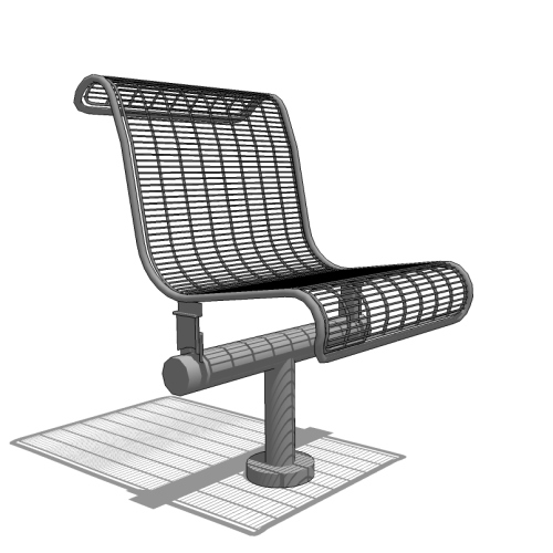 CAD Drawings BIM Models Landscape Forms Inc. Plexus Bench