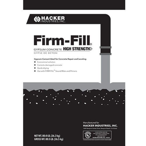 CAD Drawings BIM Models Hacker Industries, Inc. FIRM-FILL® High Strength
