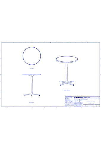 Avivo Pedestal Table