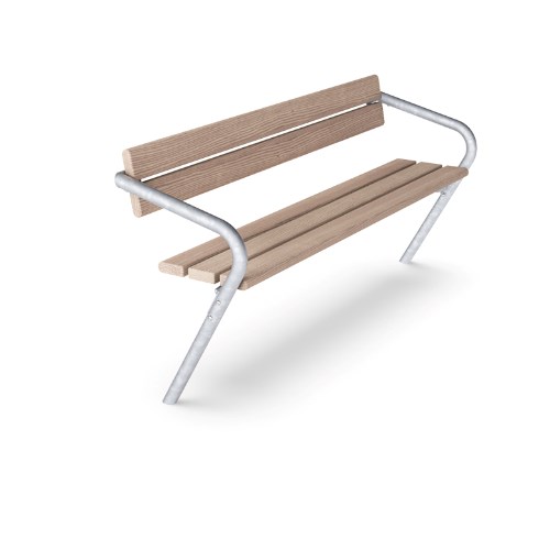 Agora Bench with Backrest