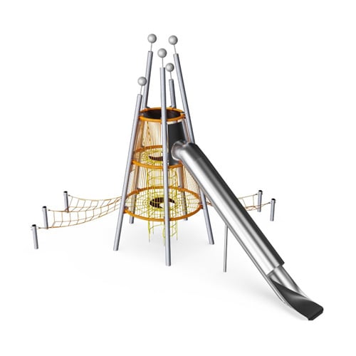 CAD Drawings BIM Models KOMPAN, Inc. Large Rope Play Tower