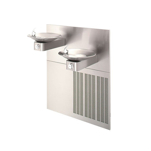 CAD Drawings BIM Models Haws Corporation Model H1011.8: Wall Mounted Dual ADA Refrigerated Drinking Fountain