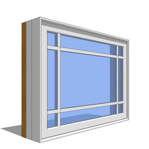 Premium Series™ Window Revit Object: Awning - 1 Wide