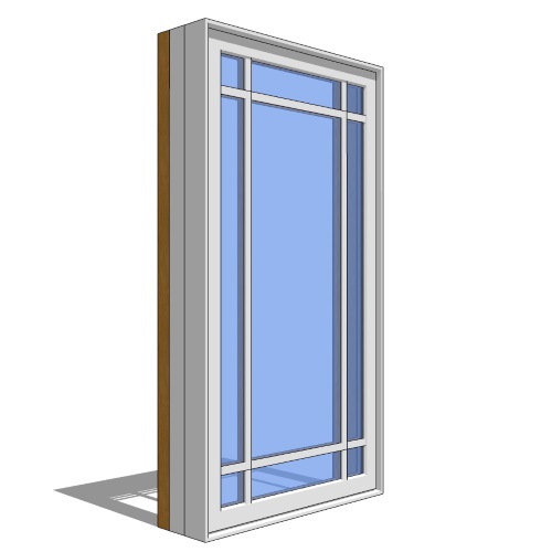 Premium Series™ Window Revit Object: Casement Picture - 1 Wide