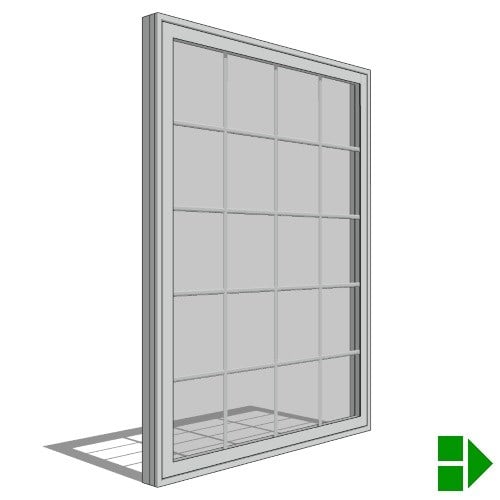 Impervia Series: Casement Window, Fixed Unit