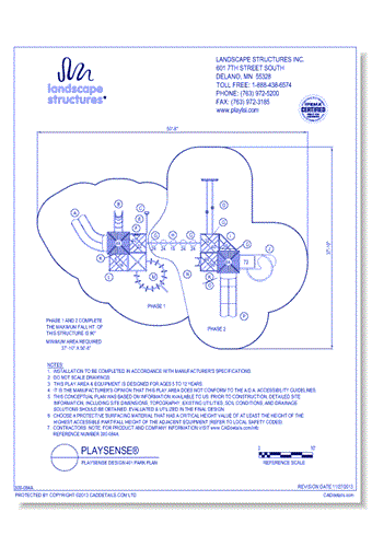 PlaySense Design 401  Park Plan