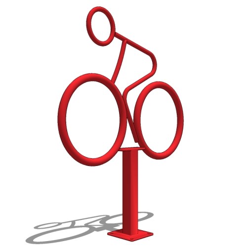 Advocate Mini Bike Rack: 2 Bike, Surface or In Ground Mount