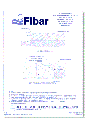 Fibar System 100 Above Ground Installation