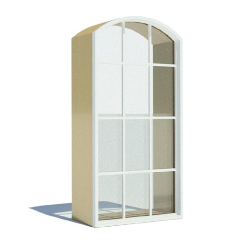 Mira Premium Series: Aluminum Clad Wood Window Arch Top - Direct Set