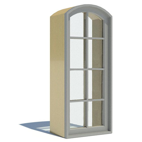 Mira Premium Series: Aluminum Clad Wood Window Arch - Sash & Frame