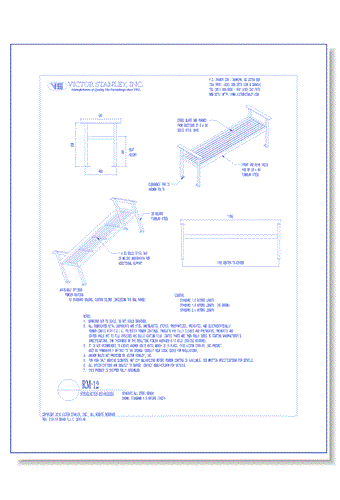 Model RM-12: Steelsites™ RB Backless Bench