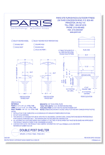 DPS-6PS -	6' Picnic Table - Page 2 of 2