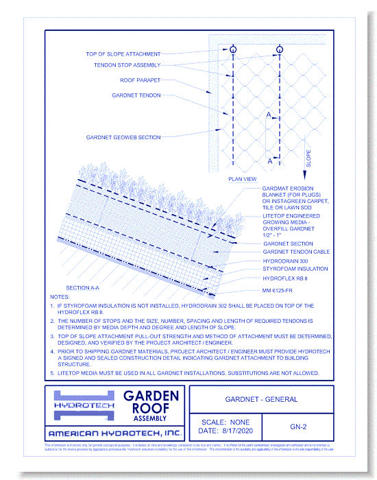 Garden Roof Assembly - GardNet: GardNet General ( GN-2 )