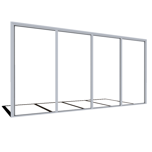 Series 9200 Doors: Thermally Broken - Bi-Fold Door – 2L/2R- 2 3/16” Sill