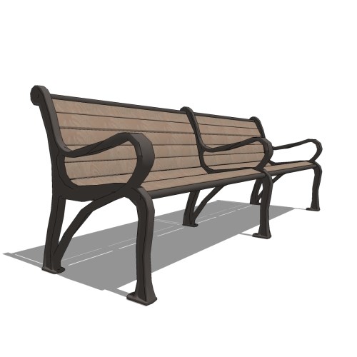 Gramercy™ Bench: Recycled Plastic