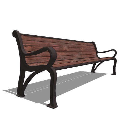 Gramercy™ Bench: Wood IPE