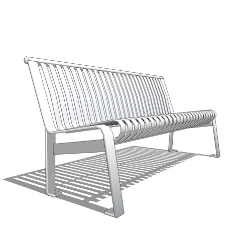 Carnival™ Armless Benches: Flat Bar (2, 4, 5, 6, 8 Ft. Lengths)