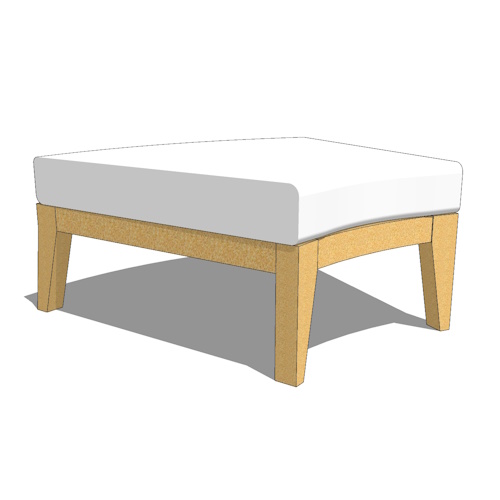 Kafelonia Round Backless Bench 1 Seater ( 13342 )