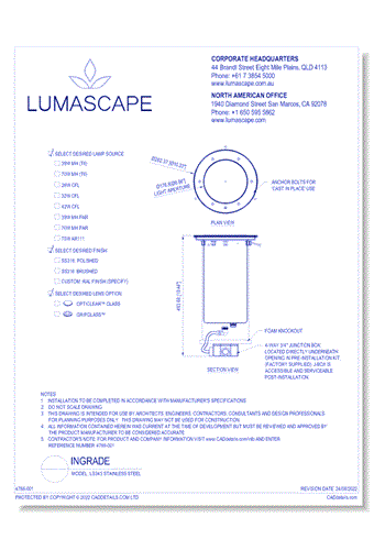 Ingrade Lighting - Model: LS343