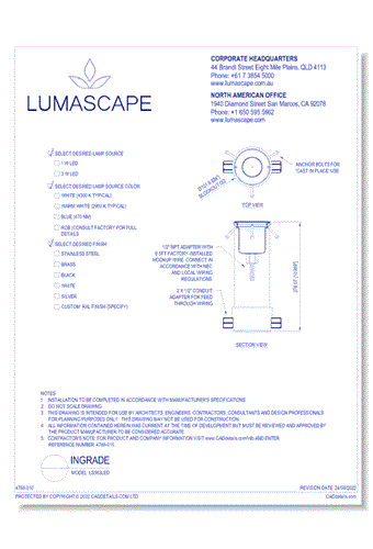 Ingrade Lighting - Model: LS563LED