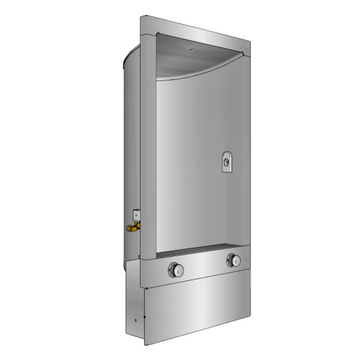 Drinking Fountains: 103MOD-HL Recessed, Dual-Height Drinking Fountain