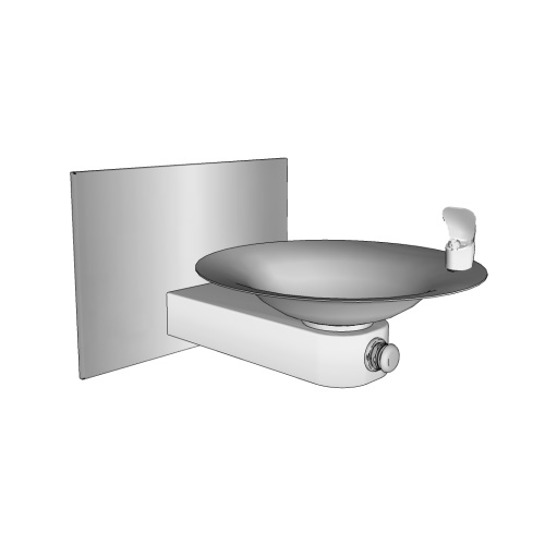 Drinking Fountains: 107-14 ADA Compliant, Non-Recessed Drinking Fountain