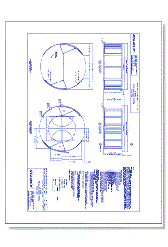 1018287 - UniTurn-18 Revolving Door Plan View Rev 1.0