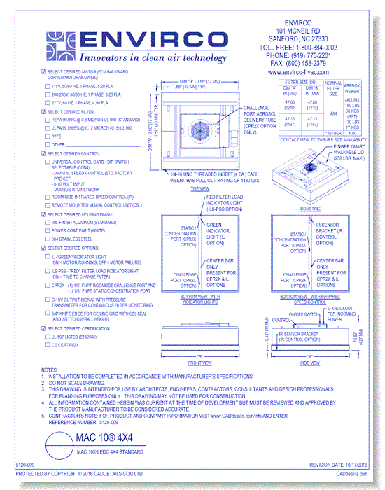 MAC 10® LEDC 4x4 Standard