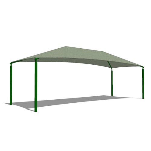 Rectangle Shade System - 10' x 20'