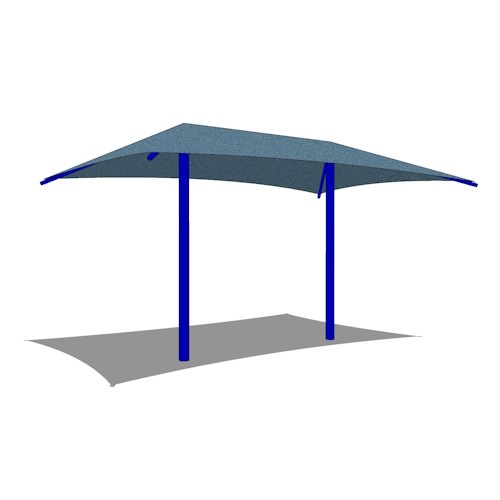 Double Post Hip Shade System - 14' x 22'