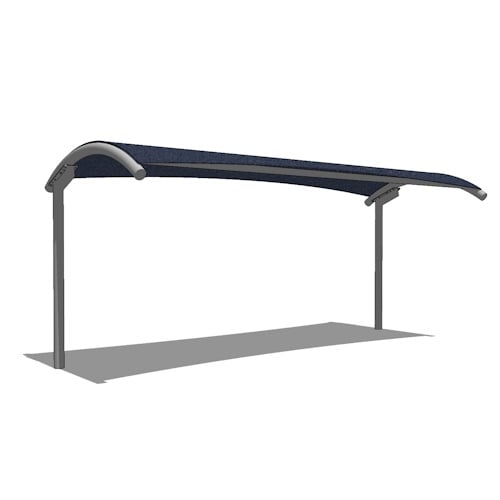 Arc-Cantilever Shade System - 19' x 20'