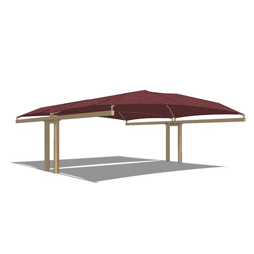 Double Cantilever Shade System - 38' x 25'