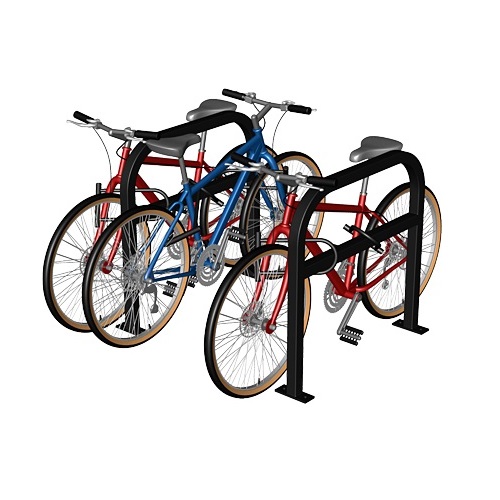 CAD Drawings BIM Models CycleSafe, Inc. Staple Bike Racks