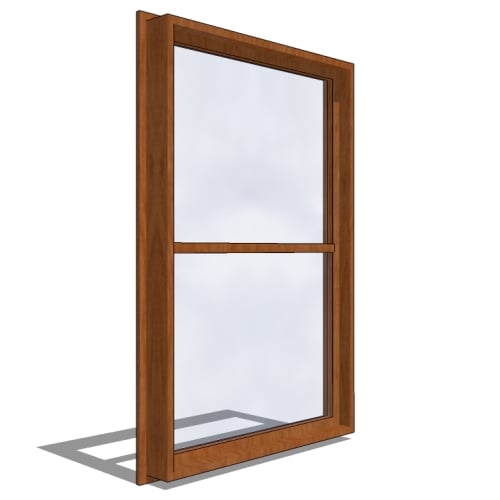 Reflections 5500 - Double Hung Window, Fin, Vertical Assembly