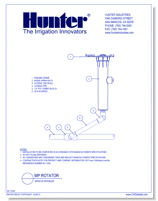 MP Rotator - MPR40-06 Sprinkler (1 of 4)