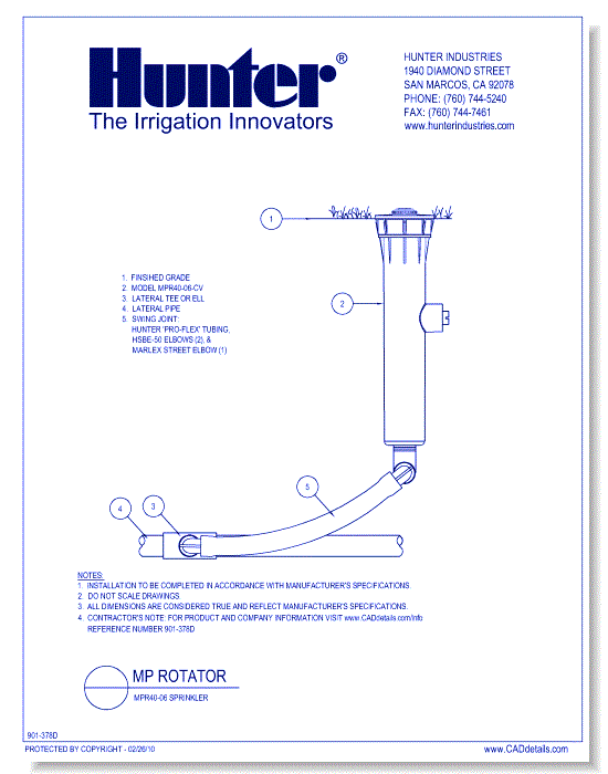 MP Rotator - MPR40-06 Sprinkler (4 of 4)