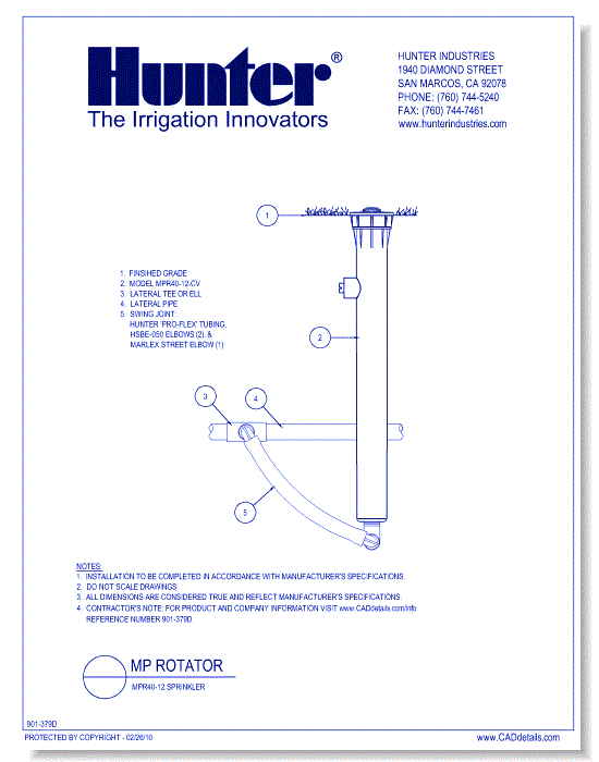 MP Rotator - MPR40-12 Sprinkler (4 of 4)