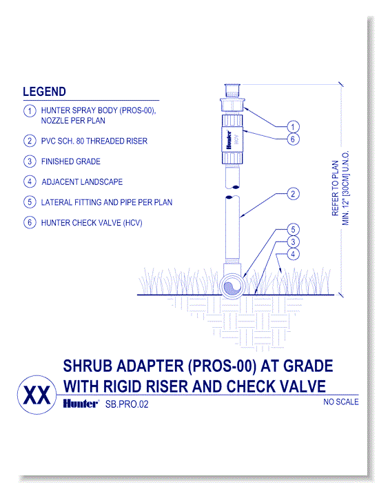 PROS-00 With Check Valve And Rigid Riser