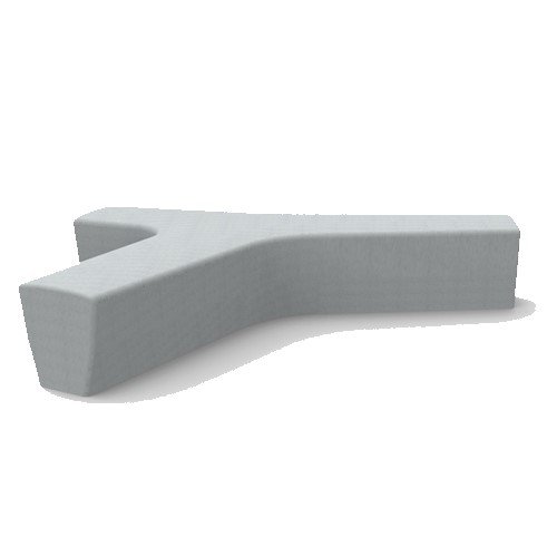 CAD Drawings BIM Models Landscape Forms Inc. Twig Air Backless Bench