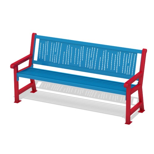 CAD Drawings GameTime S1801 - Series 1800 6' Bench