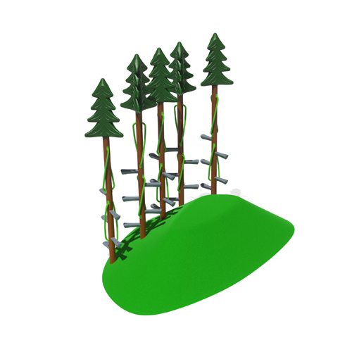 CAD Drawings GameTime 6324 - Mesa 16 With Conifer Climbers