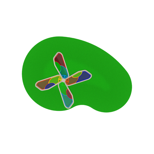 CAD Drawings GameTime 6341 - Dune 11 With ShadowPlay Flower