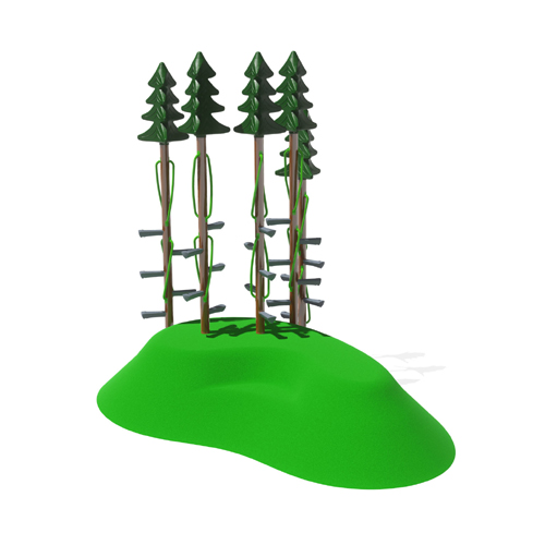 CAD Drawings GameTime 6351 - Mesa 18 With Conifer Climbers