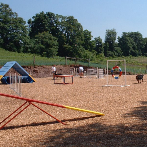 CAD Drawings Zeager Brothers WoodCarpet® for Dog Parks, Dog Runs, and Dog Agility Areas