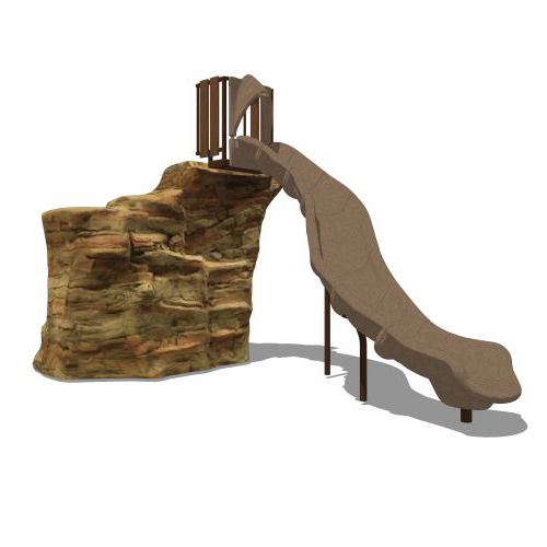 CAD Drawings BIM Models Cre8Play Strato Rock Climber With Slide Attachment