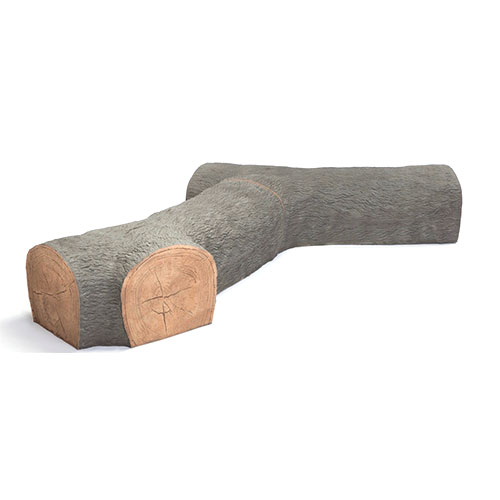 CAD Drawings BIM Models Cre8Play Fallen Tree Bench