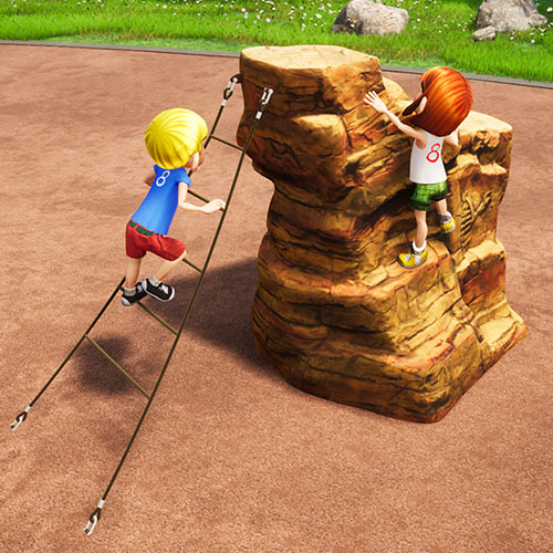 CAD Drawings BIM Models Cre8Play Ledge Rock Climber With Net Tabs
