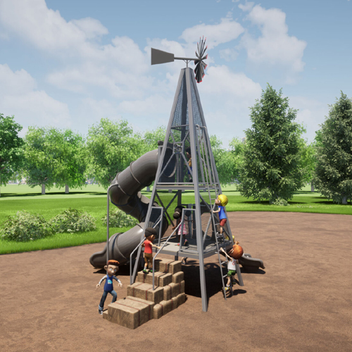 CAD Drawings BIM Models Cre8Play Windmill Tower